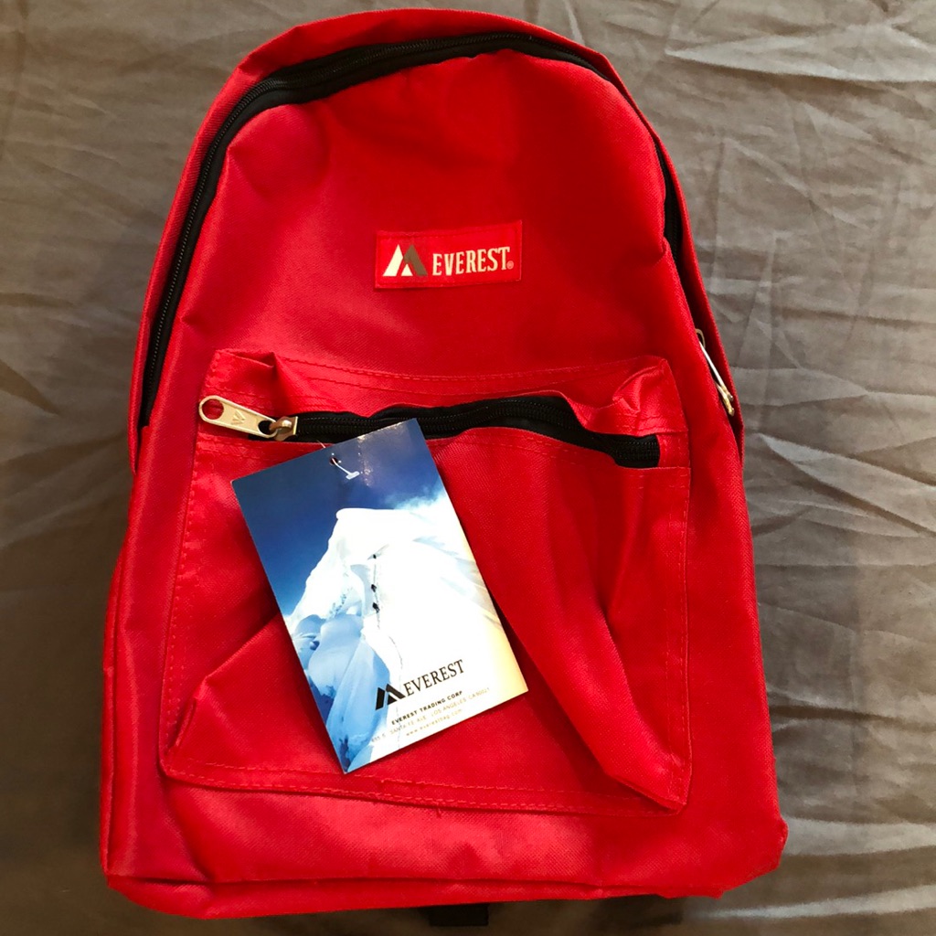 Everest Red Backpack